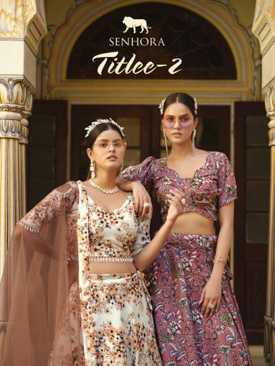 TITLEE VOL-02 BY SENHORA SILK LEHENGA CHOLI MANUFACTURER IN INDIA